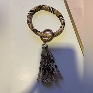 Snakeskin Key Ring